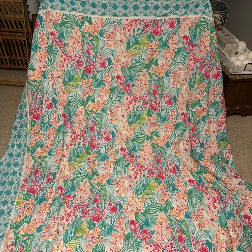 Lilly Pulitzer- Pottery Barn- Duvet cover